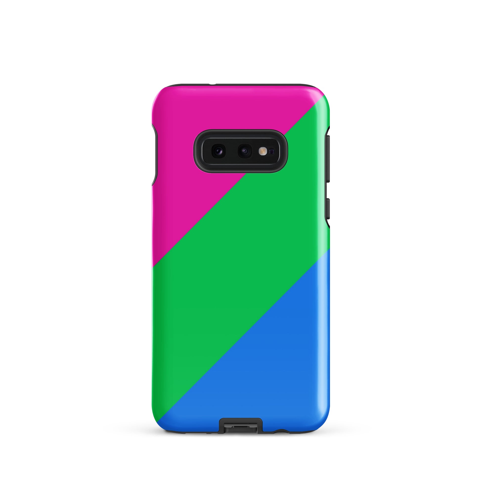 Polysexual Poly Pride Tough Cell Phone Case for Samsung Galaxy Samsung Galaxy S10e Polysexual polysexual-poly-pride-tough-cell-phone-case-for-samsung-galaxy-s10e-front