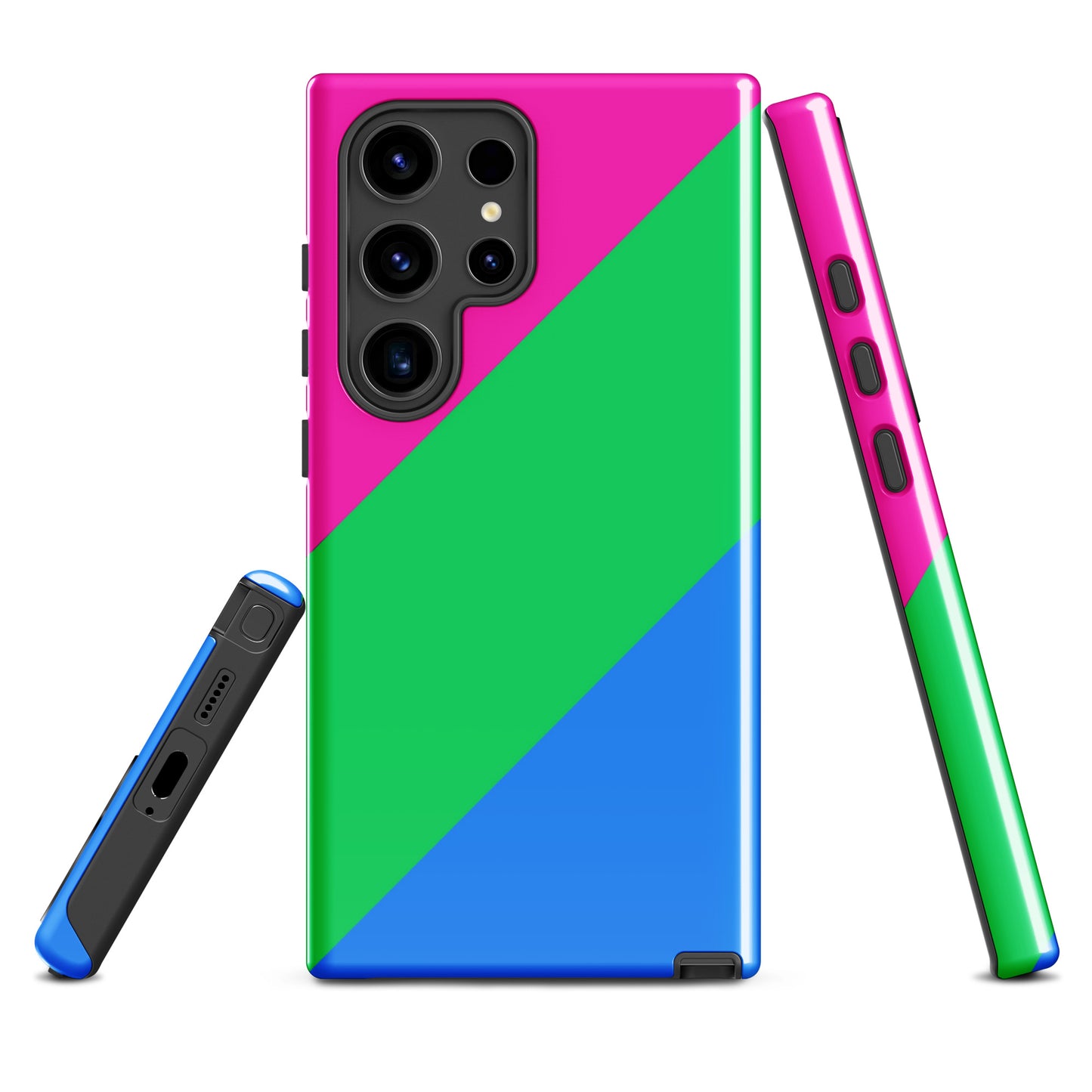 Polysexual Poly Pride Tough Cell Phone Case for Samsung Galaxy Samsung Galaxy S24 Ultra Polysexual polysexual-poly-pride-tough-cell-phone-case-for-samsung-galaxy-s24-ultra-front