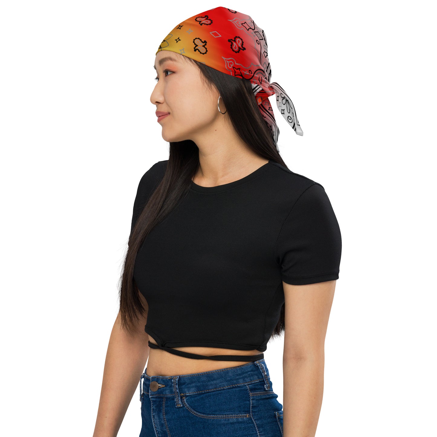 Proculsexual Pride Paisley Bandana proculsexual-pride-Bandana-model-2 Bandana