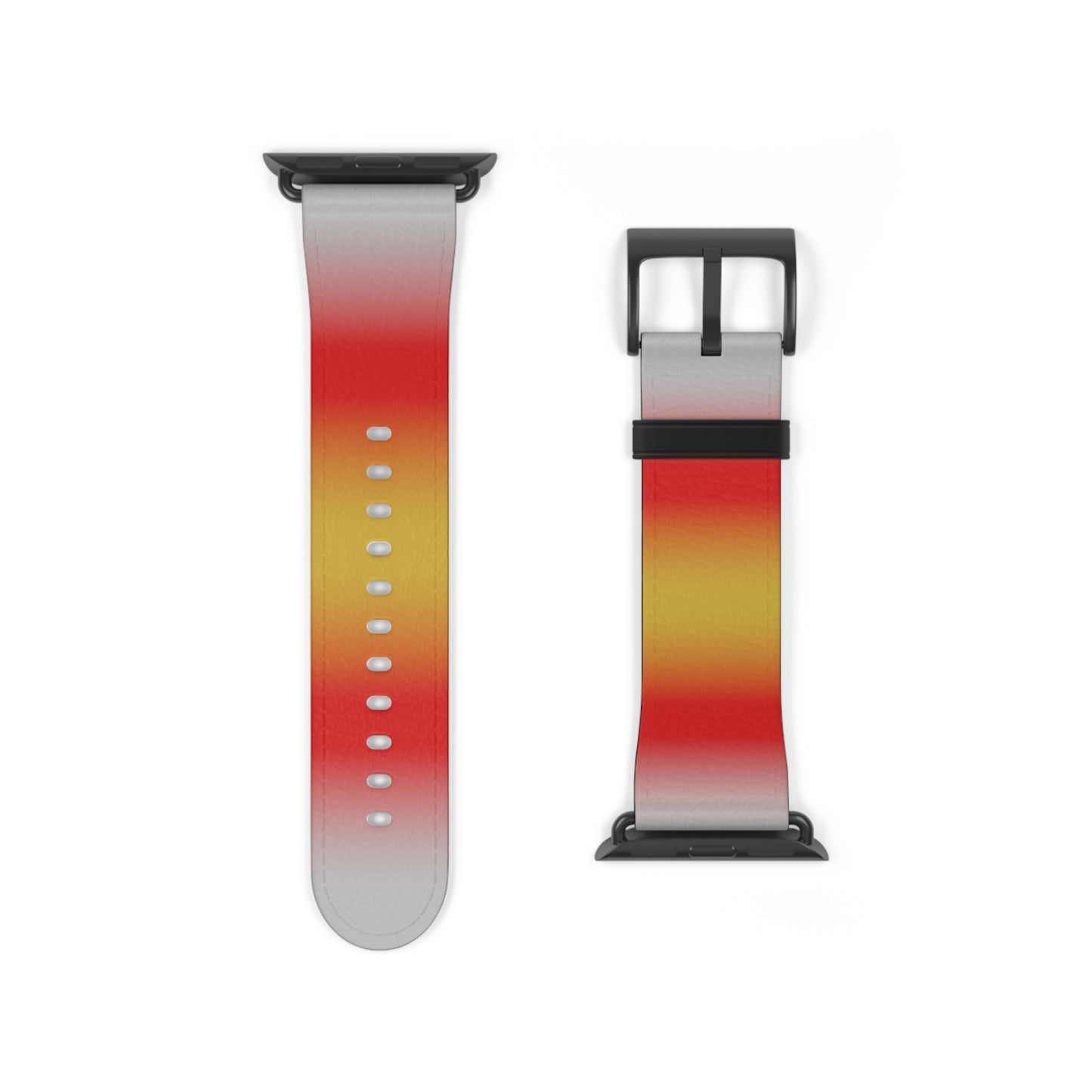 Proculsexual Pride Apple Watch Band Strap In Ombre 38 - 41 mm Black Matte
