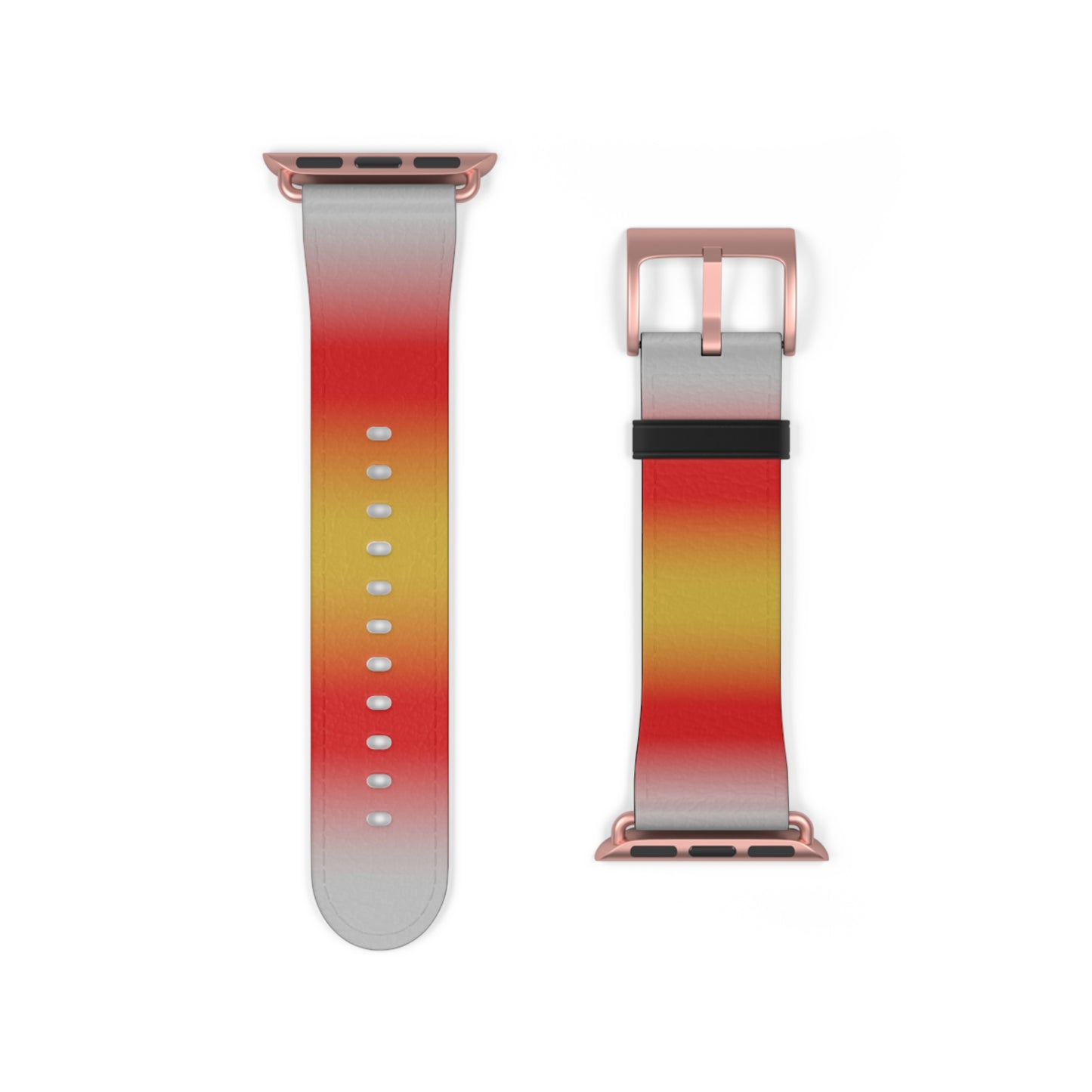 Proculsexual Pride Apple Watch Band Strap In Ombre 38 - 41 mm Rose Gold Matte