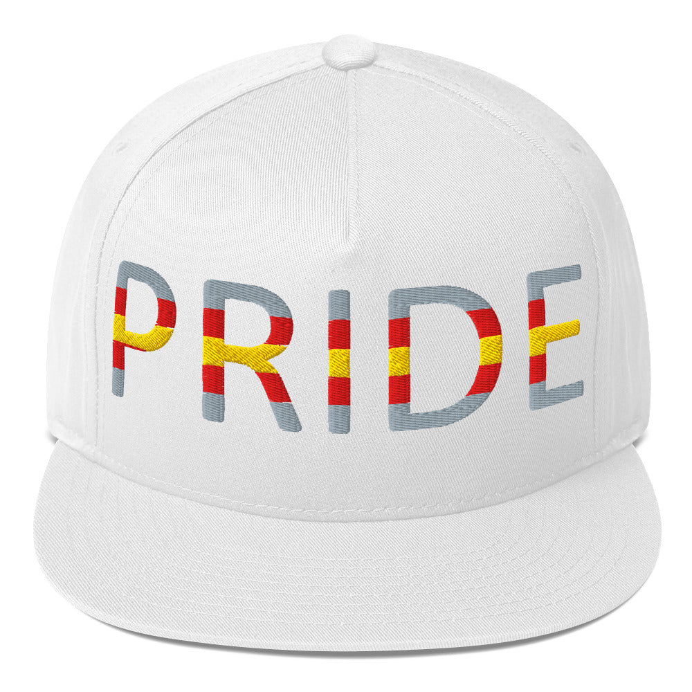 Proculsexual Pride Embroidered Snapback Baseball Cap White Proculsexual proculsexual-pride-embroidered-snapback-baseball-cap-white-front