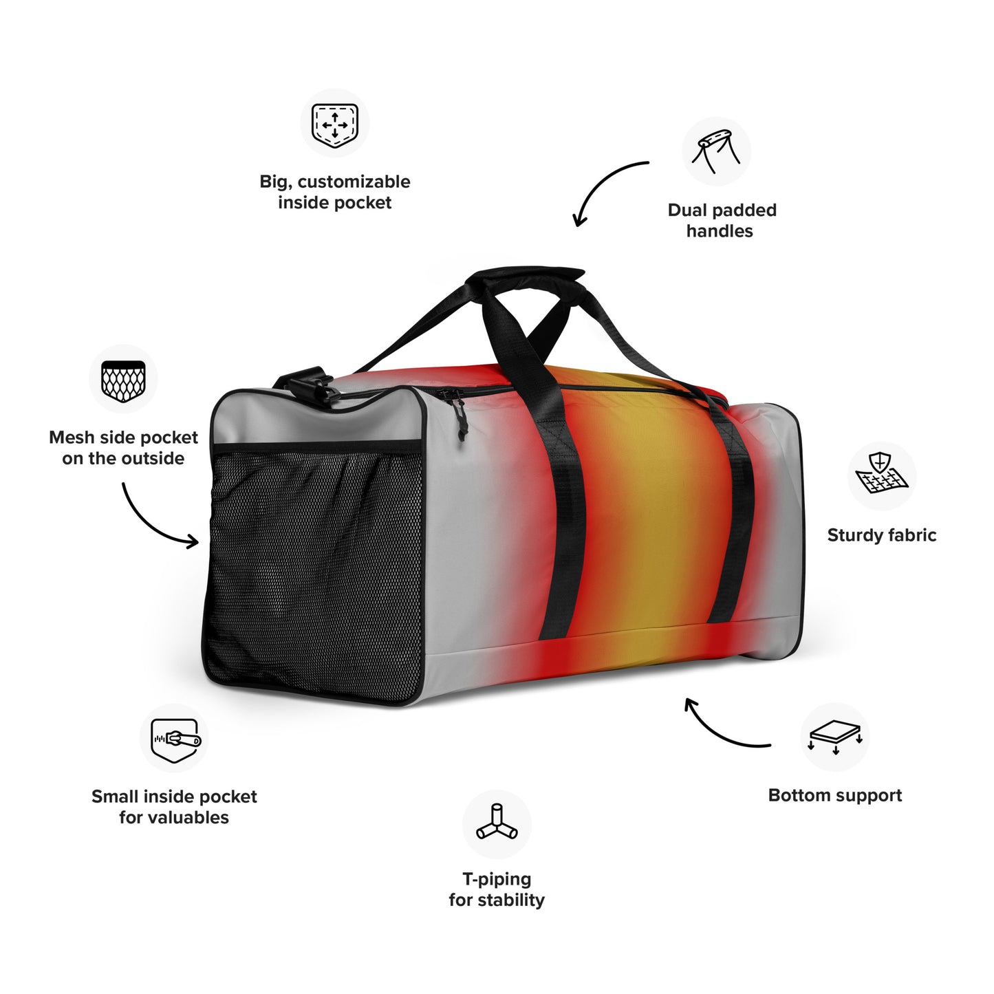 Proculsexual Pride Weekender Duffel Bag in Ombre proculsexual-pride-weekender-duffel-bag-in-ombre-details
