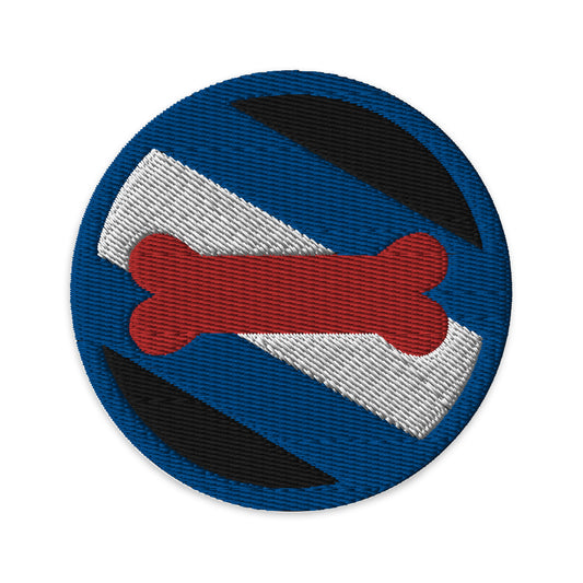 Puppy Pup Play Circle Embroidered Patch Default Title puppy-pup-play-circle-embroidered-patch-3-in-front