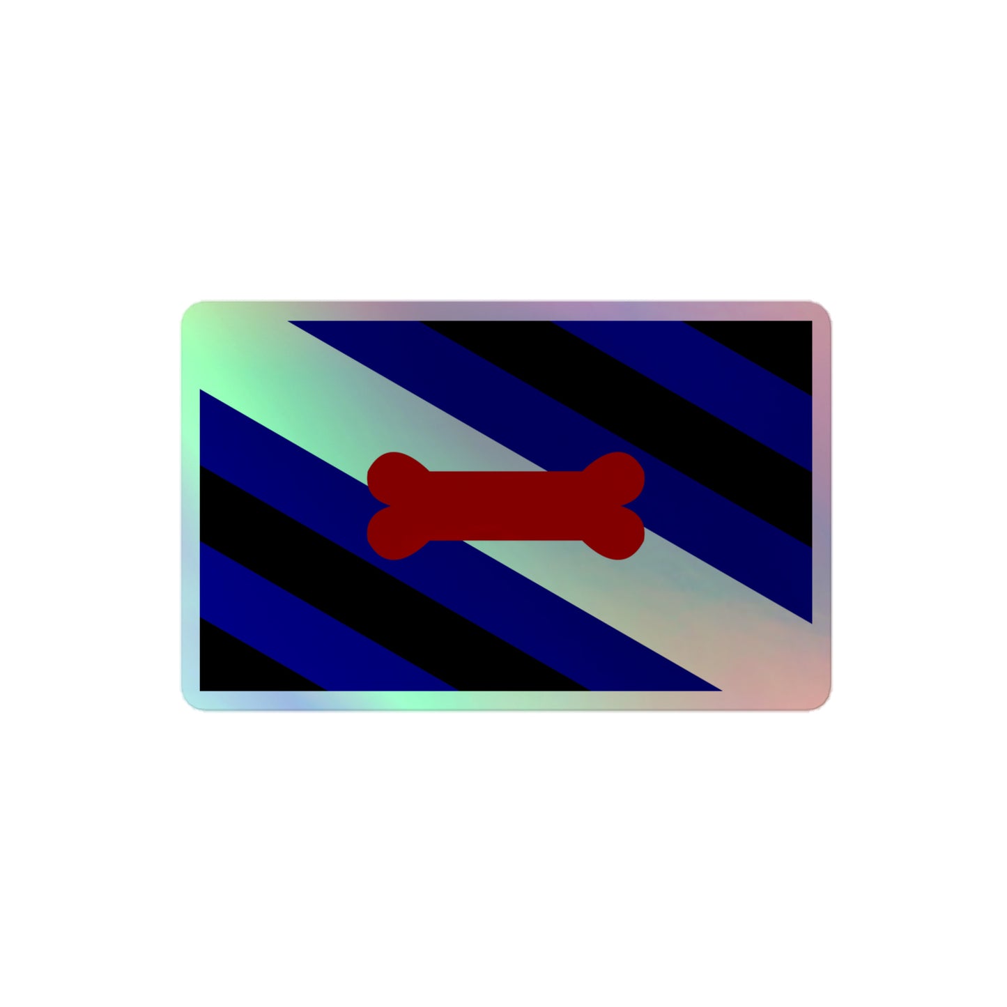 Puppy Play Pride Flag Holographic Sticker 4″ puppy-pup-play-flag-holographic-sticker-4in-front