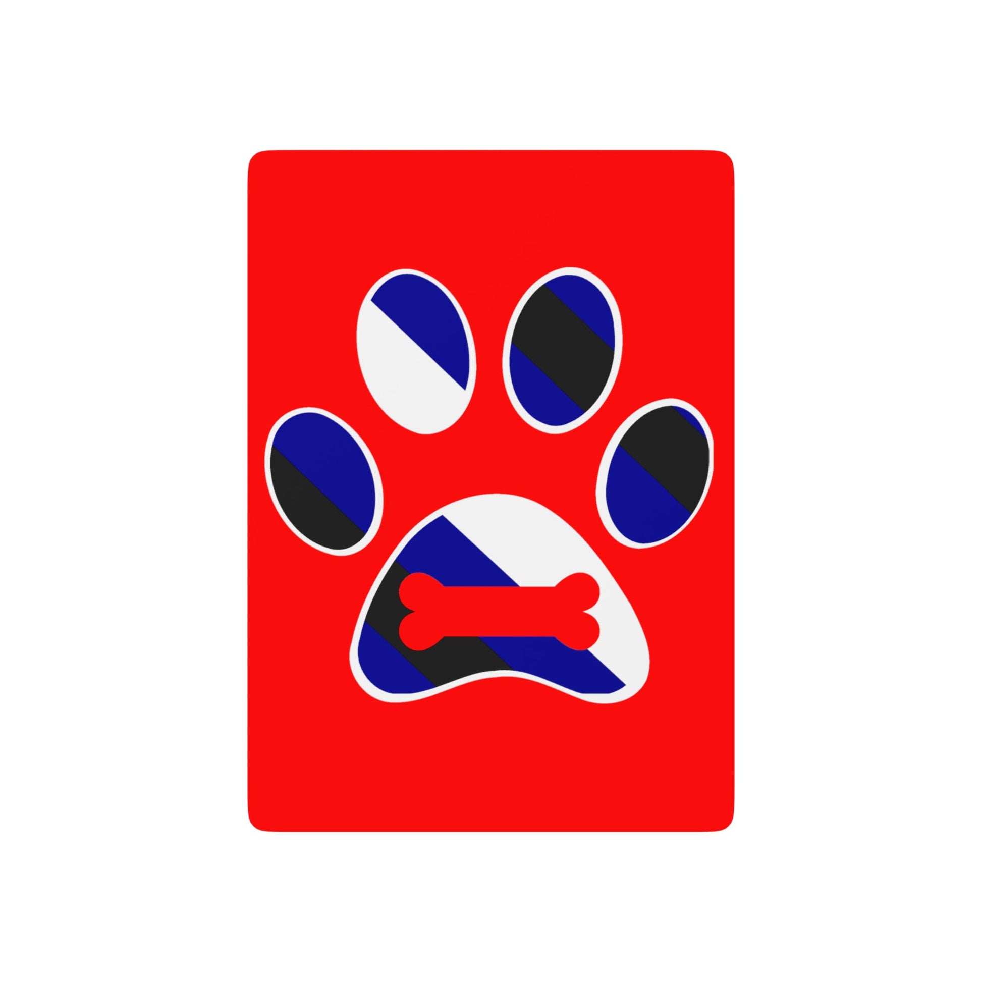 Puppy Pup Play Poker Playing Cards 2.5" x 3.5" White Semi Glossy puppy-pup-play-poker-playing-cards-detail