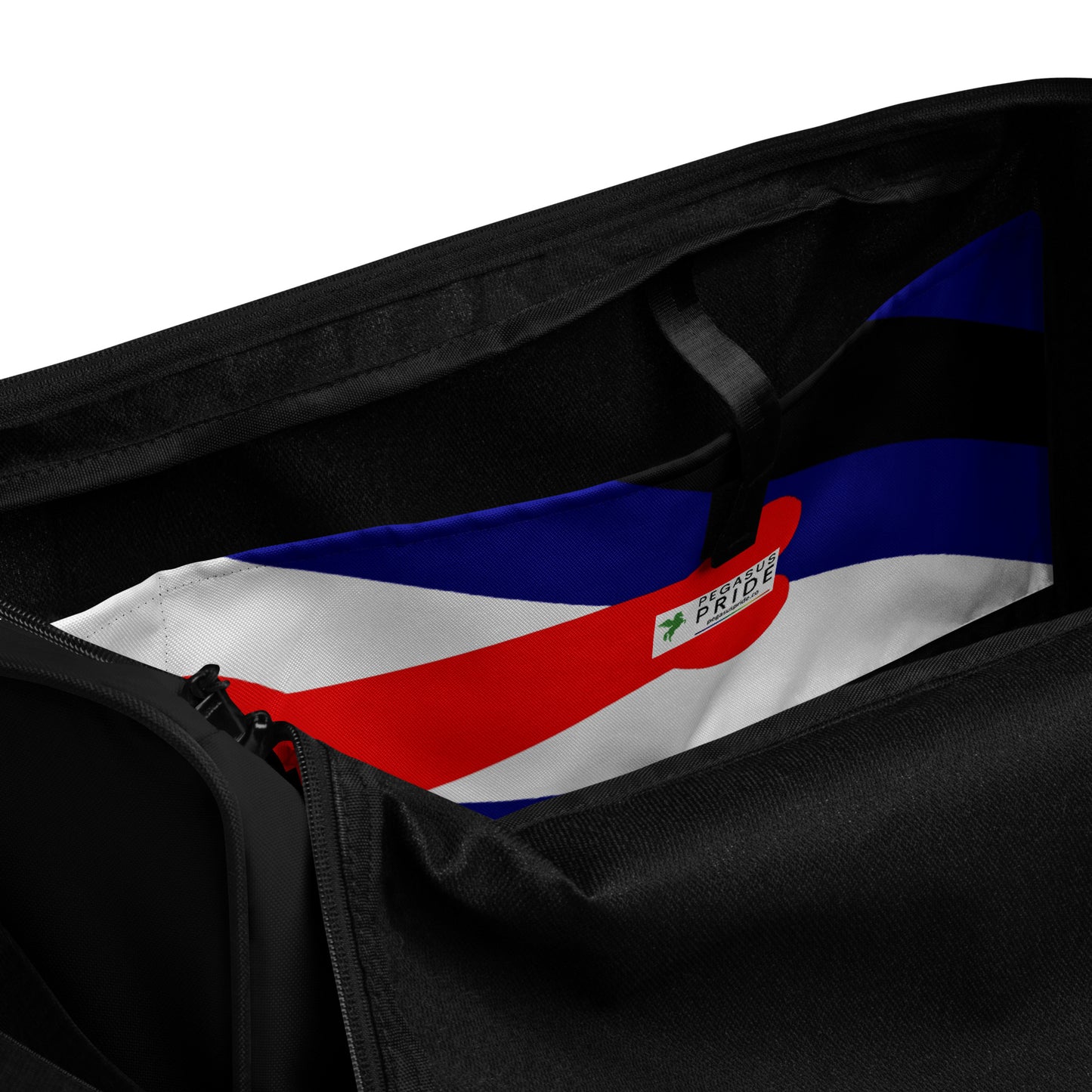 Puppy Play Pride Flag Weekender Duffel Bag puppy-pup-play-pride-flag-weekender-duffel-bag-inside-pocket