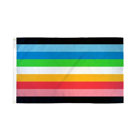 Queer Pride Flag 3x5 queer-pride-flag-3x5-detail