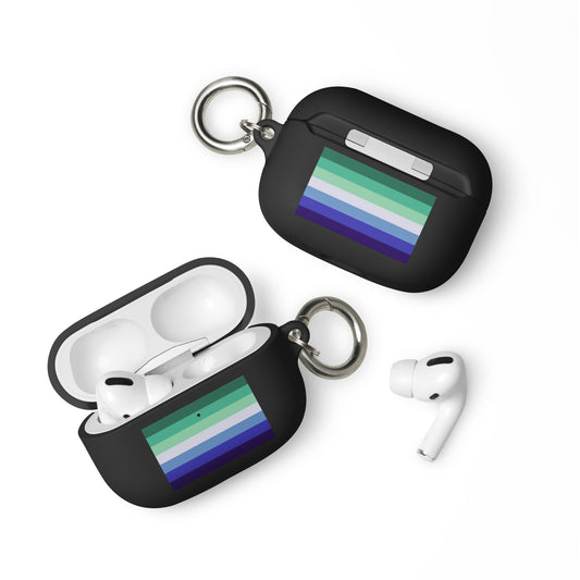 Gay MLM Vincian Pride Flag Rubber Case for Apple AirPods Black AirPods Pro Gay rubber-case-for-airpods-black-airpods-pro-front-64adcbf01939a