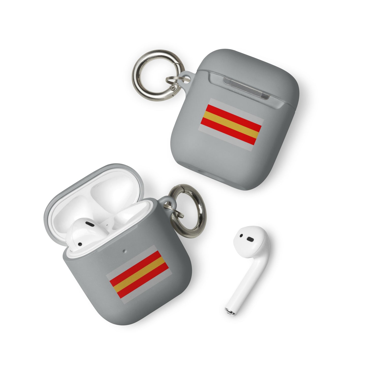 Proculsexual Pride Flag Rubber Case for Apple AirPods Grey AirPods Proculsexual rubber-case-for-airpods-grey-airpods-front-64adeb3590674