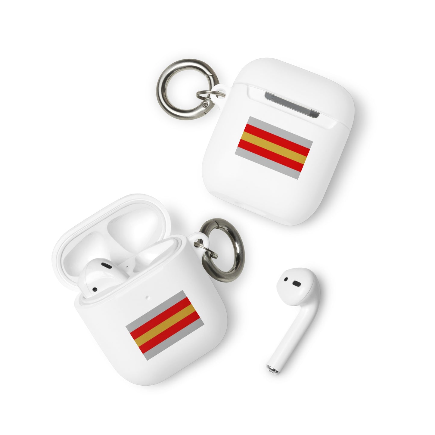 Proculsexual Pride Flag Rubber Case for Apple AirPods White AirPods Proculsexual rubber-case-for-airpods-white-airpods-front-64adeb3590ad2