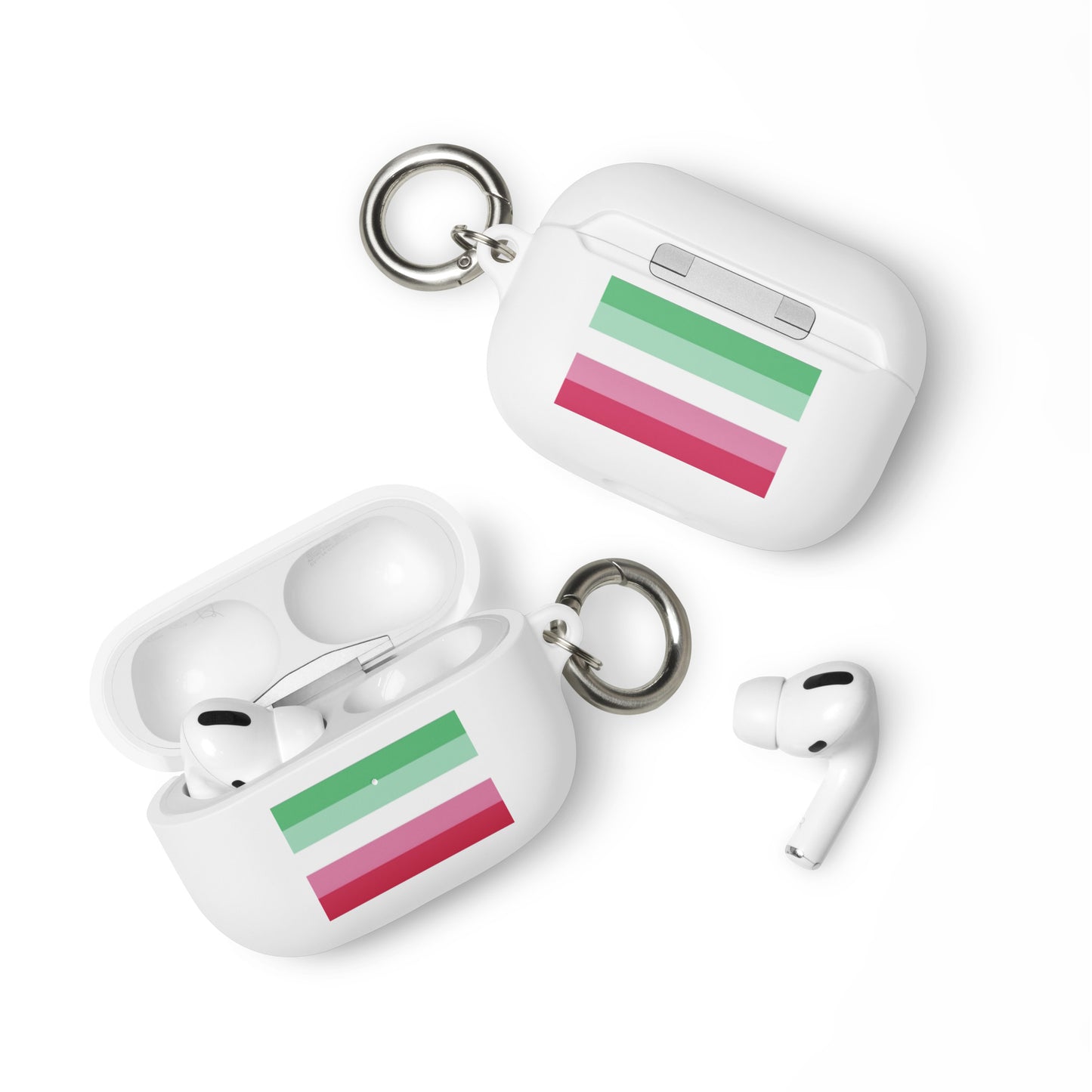 Abrosexual Pride Flag Case for Apple AirPods and AirPods Pro White AirPods Pro Abrosexual rubber-case-for-airpods-white-airpods-pro-front-64add2dded59e