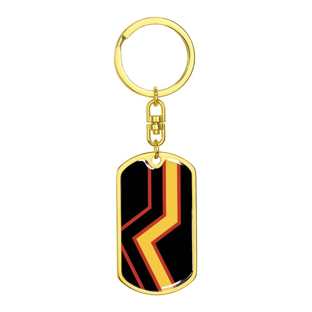 Rubber Latex Pride Military Dog Tag Keychain Gold rubber-latex-pride-military-dog-tag-keychain-gold