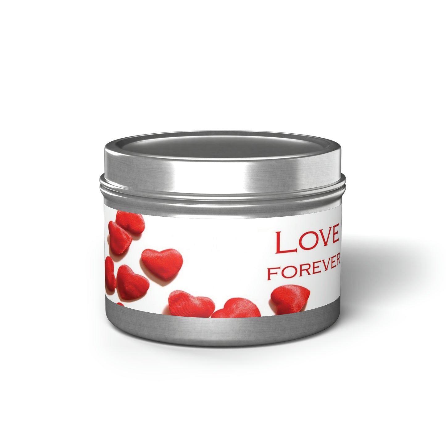 Gift Tin Scented Candles Love Forever 4oz Silver silver-gift-tin-candles-love-forever-4oz-front