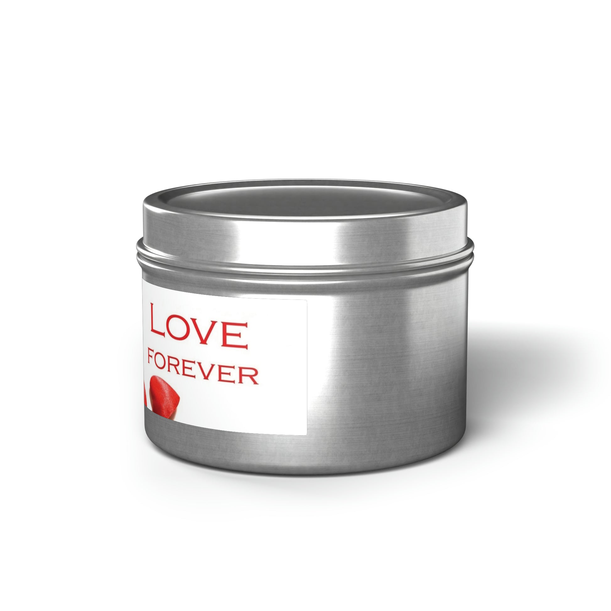 Gift Tin Scented Candles Love Forever silver-gift-tin-candles-love-forever-4oz-left