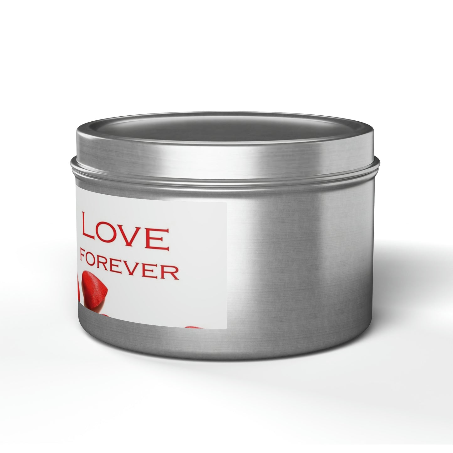 Gift Tin Scented Candles Love Forever silver-gift-tin-candles-love-forever-8oz-left