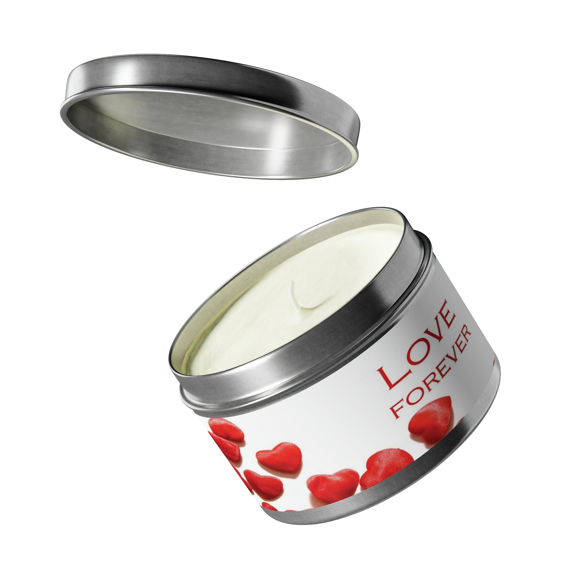Gift Tin Scented Candles Love Forever silver-gift-tin-candles-love-forever-8oz-lifestyle-2