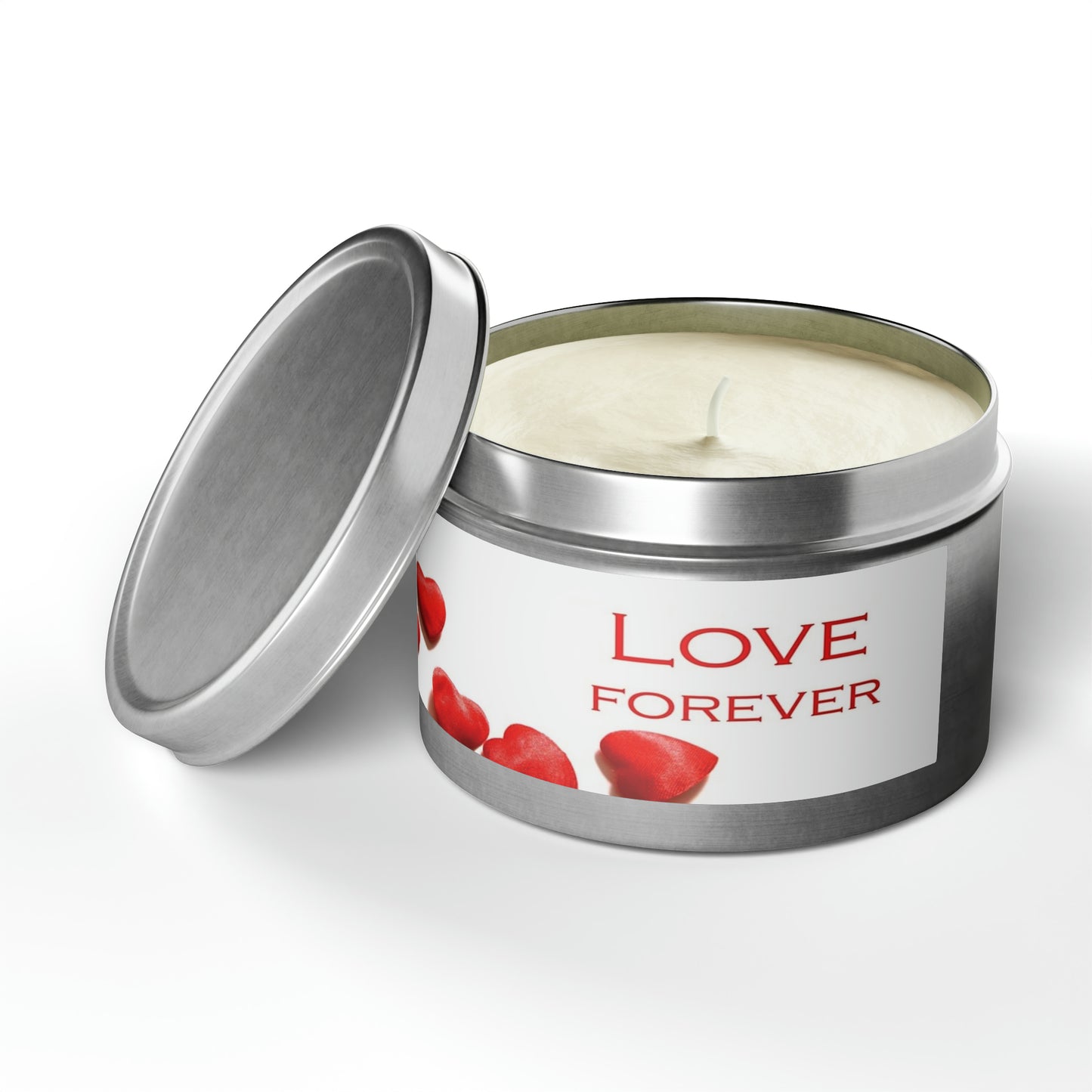 Gift Tin Scented Candles Love Forever silver-gift-tin-candles-love-forever-8oz-lifestyle