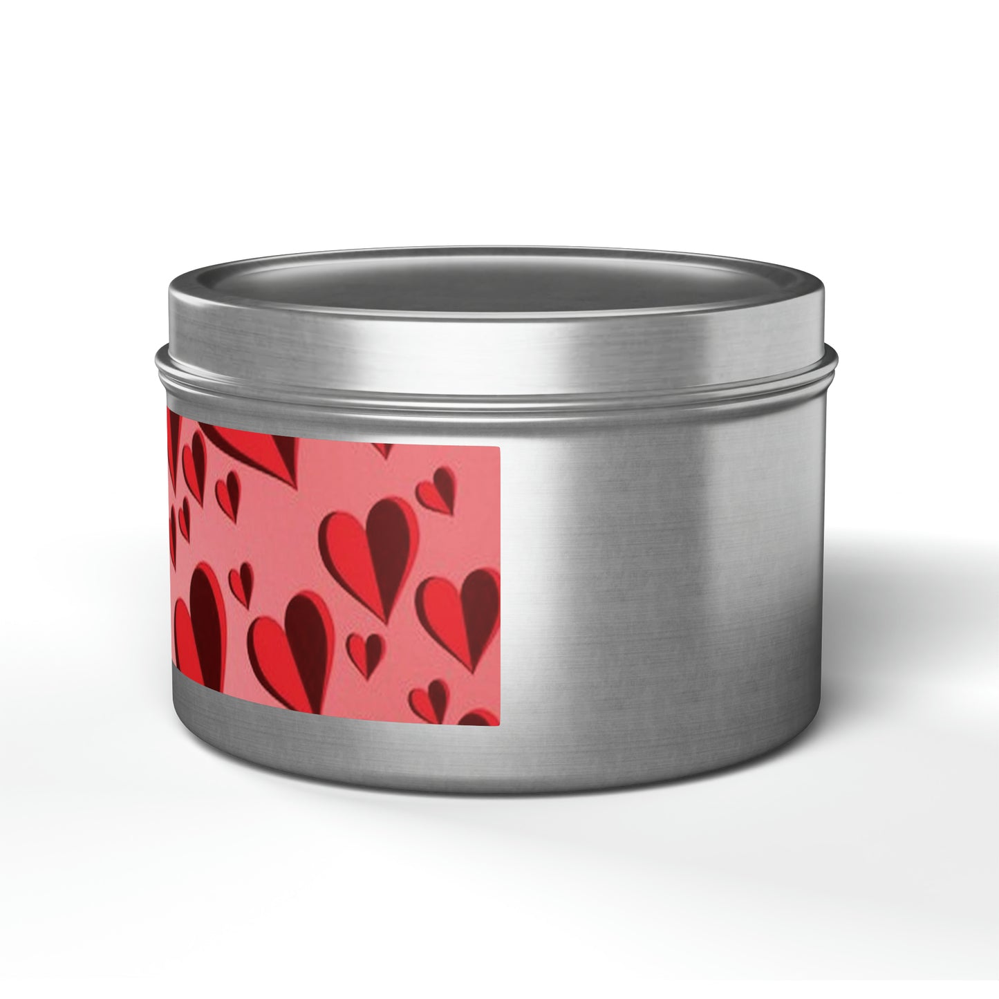 Gift Tin Scented Candle Red Hearts silver-gift-tin-scented-candle-red-hearts-valentines-day-scented-4oz-left