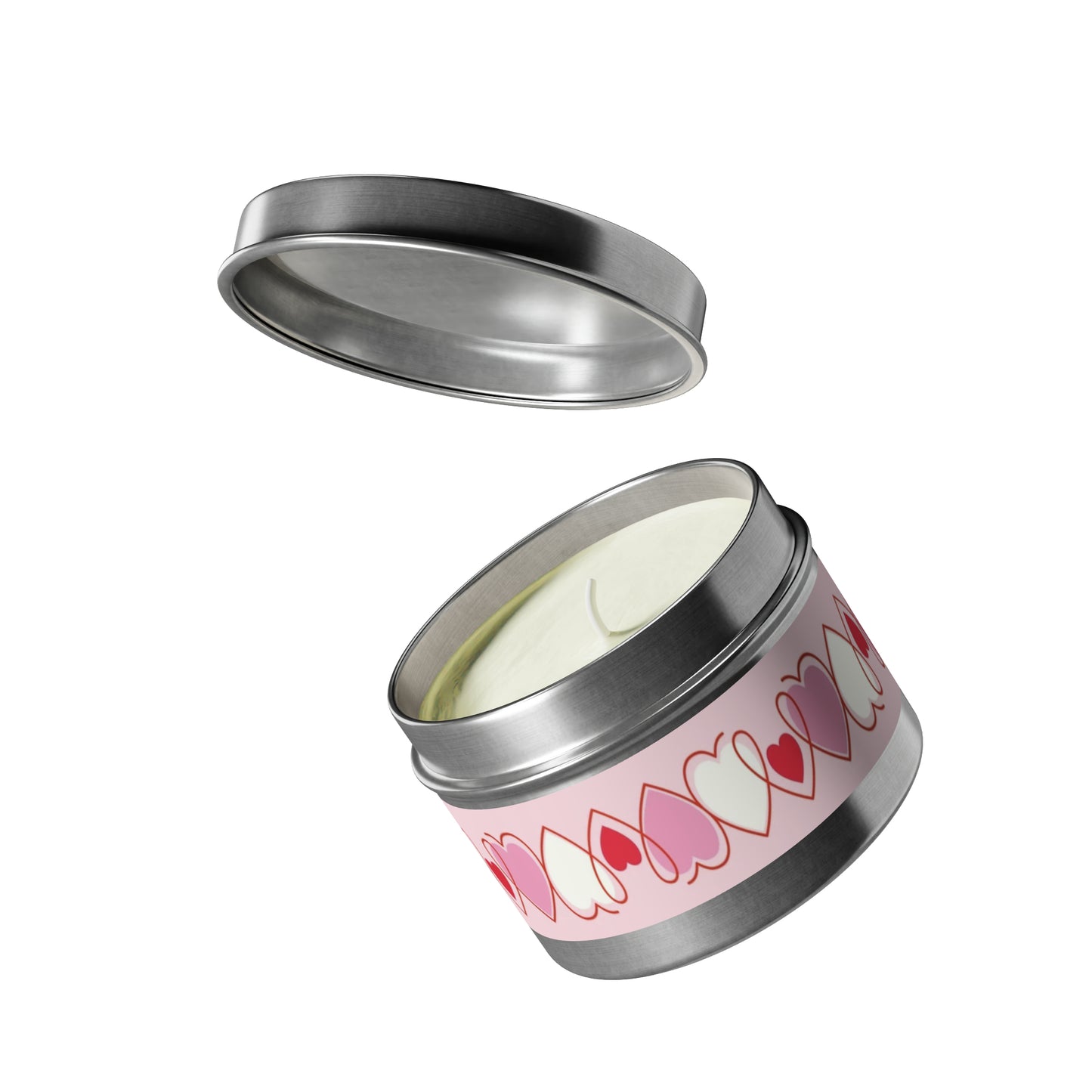 Gift Tin Scented Candles Pink Red Hearts silver-gift-tin-scented-candles-pink-red-hearts-4oz-lifestyle