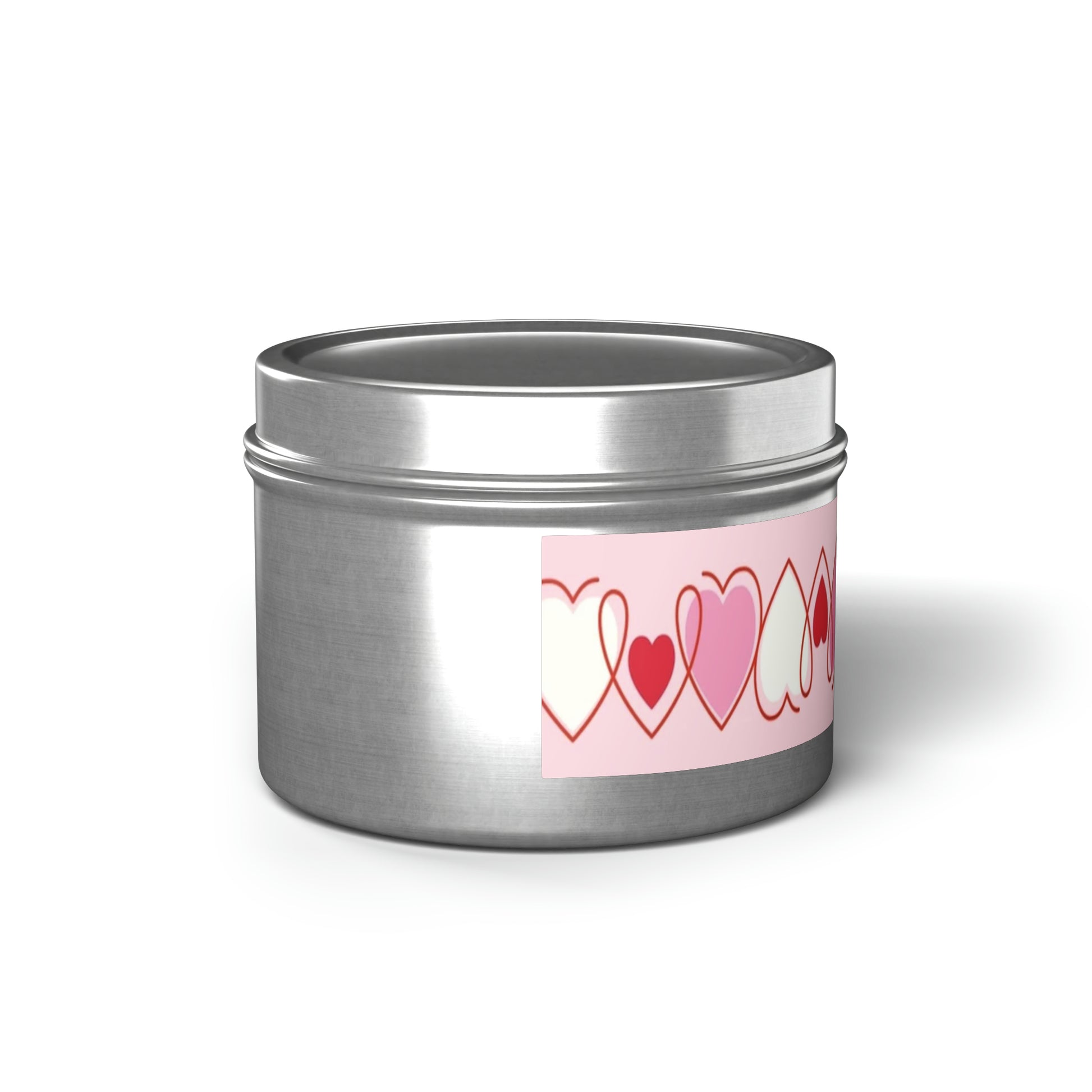 Gift Tin Scented Candles Pink Red Hearts silver-gift-tin-scented-candles-pink-red-hearts-4oz-right