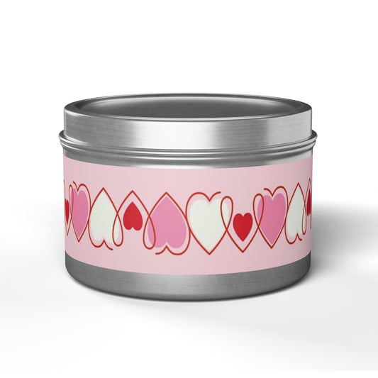 Gift Tin Scented Candles Pink Red Hearts 8oz Silver silver-gift-tin-scented-candles-pink-red-hearts-8oz-front