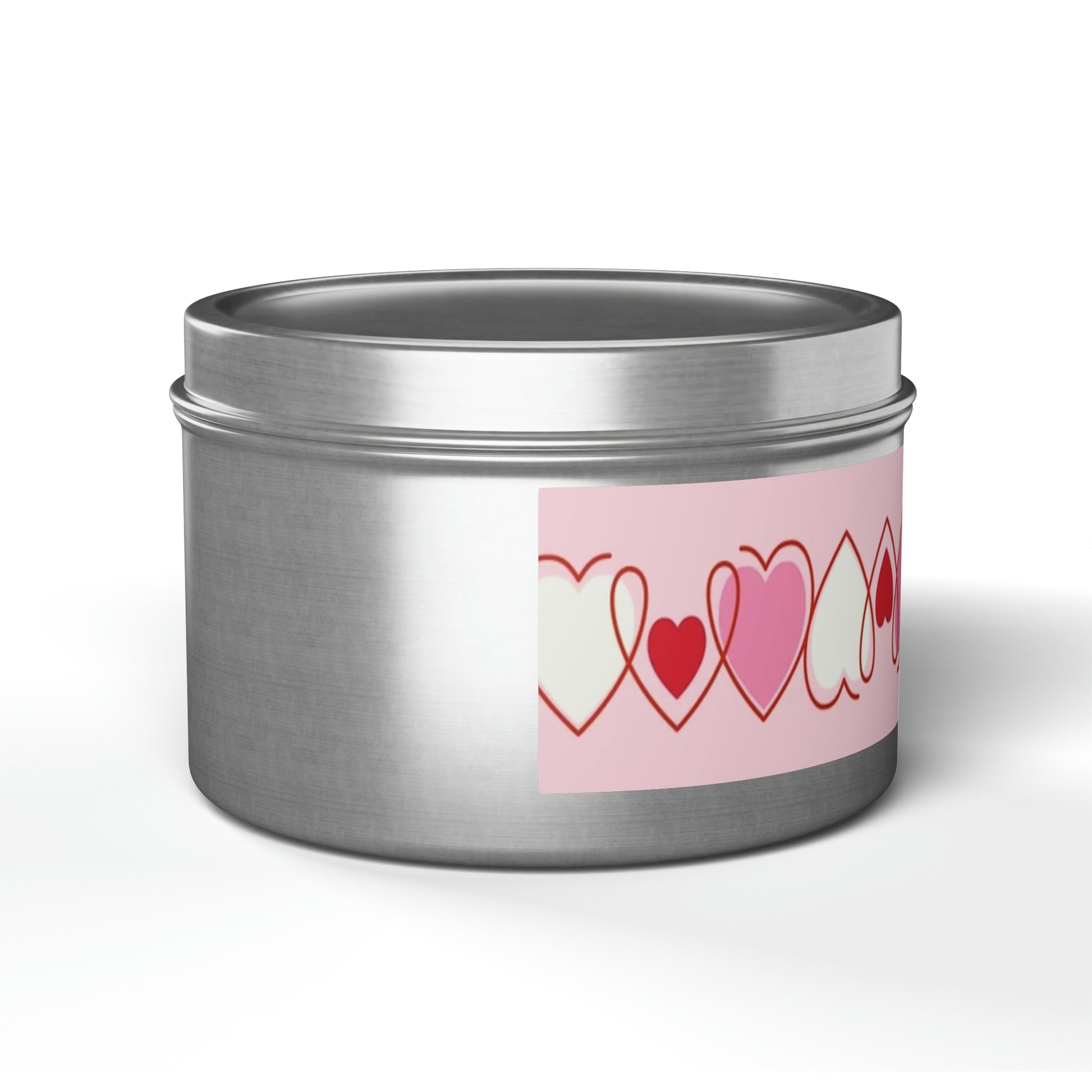 Gift Tin Scented Candles Pink Red Hearts silver-gift-tin-scented-candles-pink-red-hearts-8oz-right