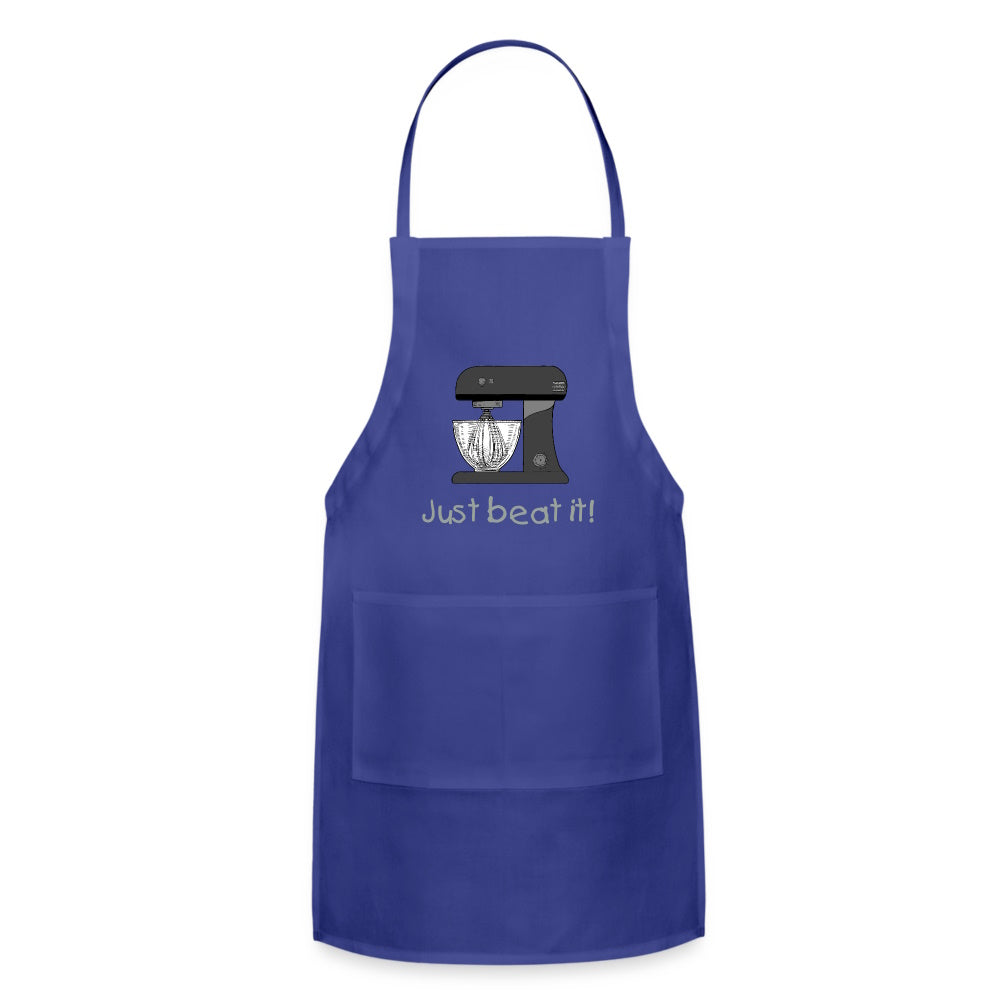 Just Beat It Apron Royal blue spod-1062886383-359-1