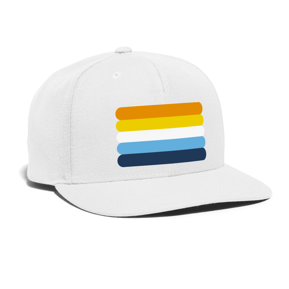 Aroace Pride Flag Rounded Snapback Baseball Cap spod-1066775126-1-1_4ef0cfd9-fbd4-46d9-ac72-08f7e1592955