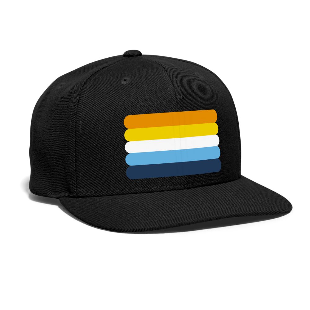 Aroace Pride Flag Rounded Snapback Baseball Cap spod-1066775126-2-1_17768055-0efb-49c1-9486-bebefbb20c35