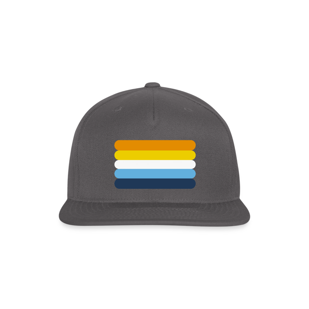 Aroace Pride Flag Rounded Snapback Baseball Cap dark grey Aroace spod-1066775126-984-1_8dc932b4-d386-437a-9dc1-0fd156f8208c