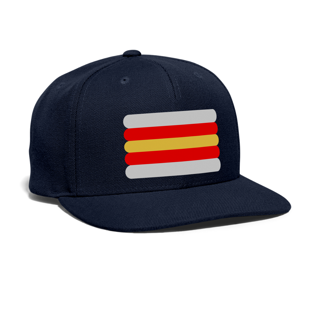 Proculsexual Pride Flag Rounded Snapback Baseball Cap spod-1066775143-440-1_1a4de7b9-b7de-4073-a021-ef99048febc1