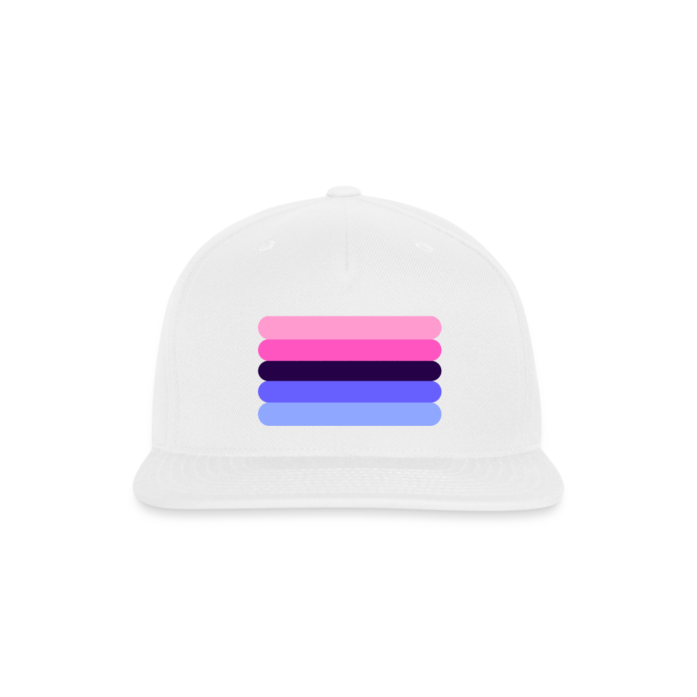 Omnisexual Pride Flag Rounded Snapback Baseball Cap white Omnisexual spod-1066775233-1-1_e5c6152e-44fc-49d8-a231-46ef4dc7e8b8