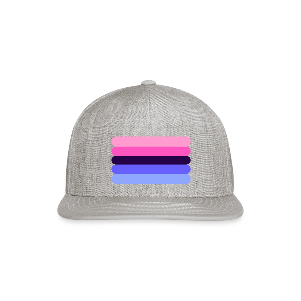 Omnisexual Pride Flag Rounded Snapback Baseball Cap spod-1066775233-231-1