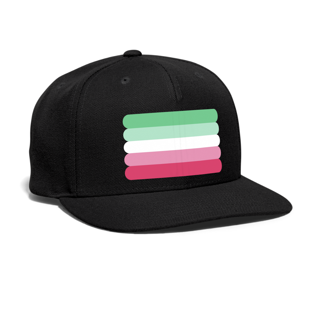 Abrosexual Pride Flag Rounded Snapback Baseball Cap spod-1066775456-2-1_22b4c3ad-da67-43e4-8fd8-68bb3f5cf3f0