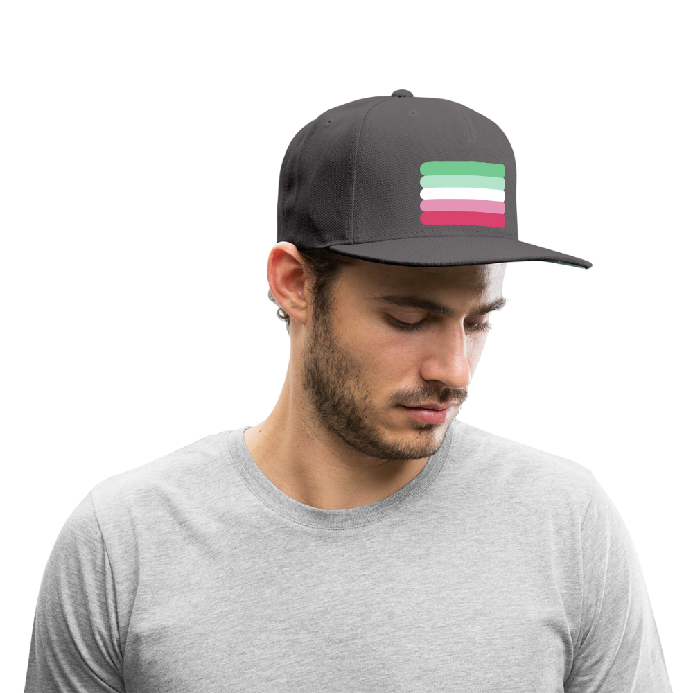 Abrosexual Pride Flag Rounded Snapback Baseball Cap spod-1066775456-984-1_ade44214-9aa9-48eb-b04f-beba0a40fb14