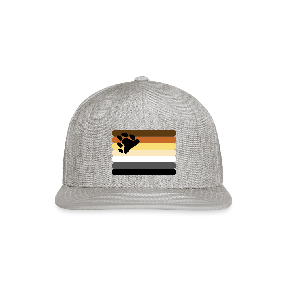 Gay Bear Flag Rounded Snapback Baseball Cap heather gray Gay spod-1066776186-231-1_cc553b67-d914-4b0b-844b-f4cd91c32391