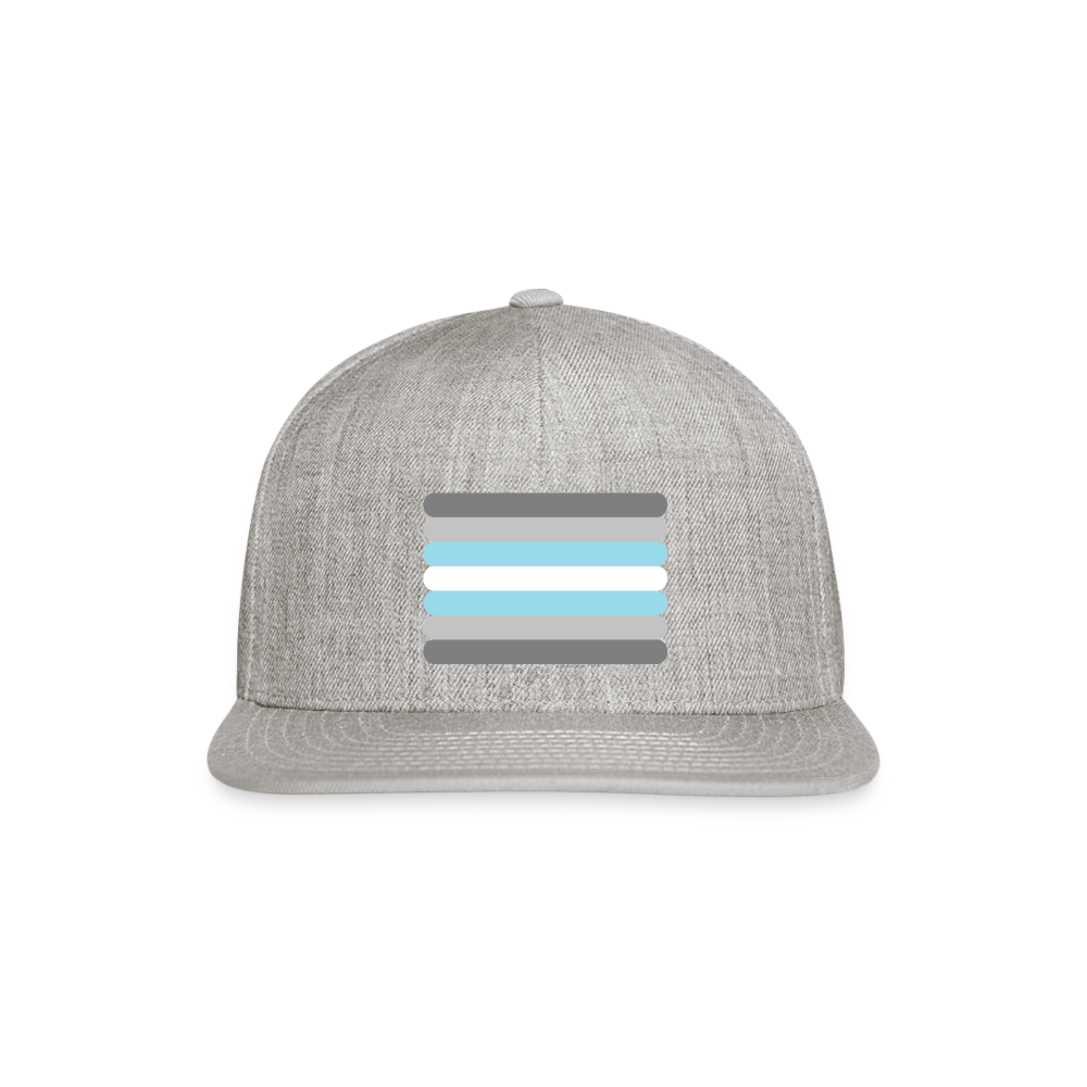 Demiboy Flag Rounded Snapback Baseball Cap heather gray Demiboy spod-1066776294-231-1_fd675419-4e9f-47f3-a70a-2a5dbf481dd8