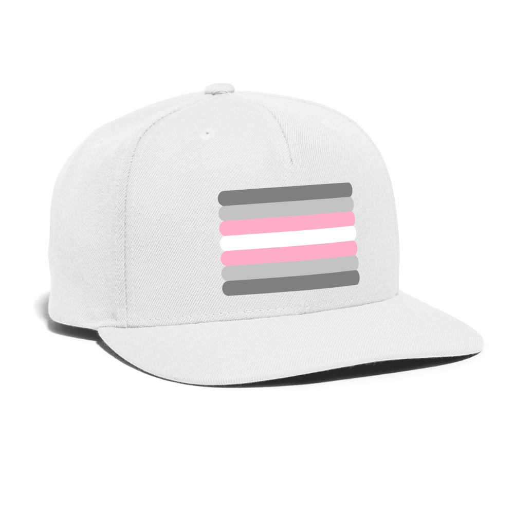 Demigirl Flag Rounded Snapback Baseball Cap spod-1066776403-1-1