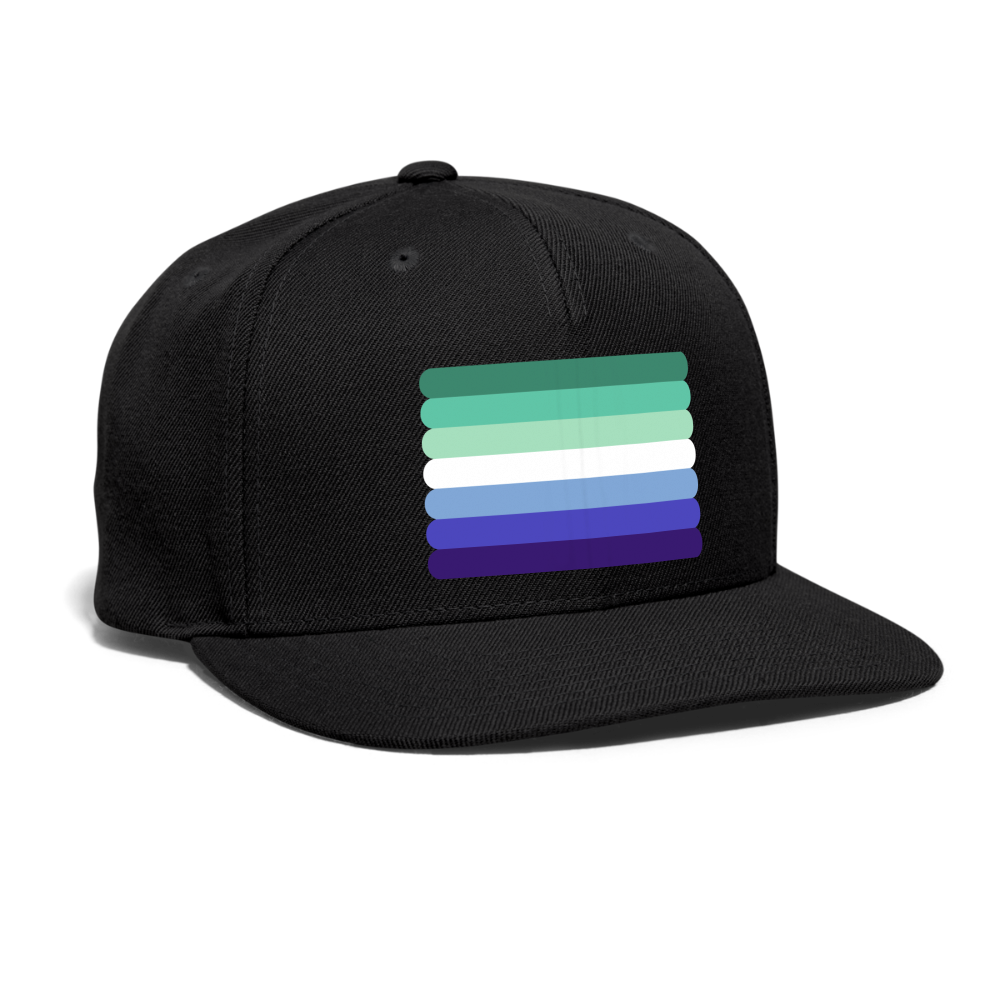 Gay MLM Vincian Flag Rounded Snapback Baseball Cap spod-1066776412-2-1