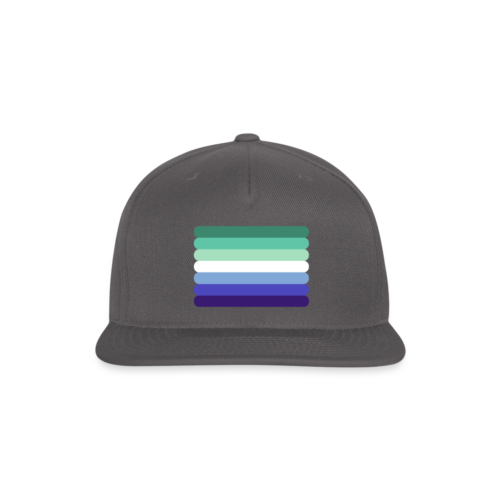 Gay MLM Vincian Flag Rounded Snapback Baseball Cap dark grey Gay spod-1066776412-984-1