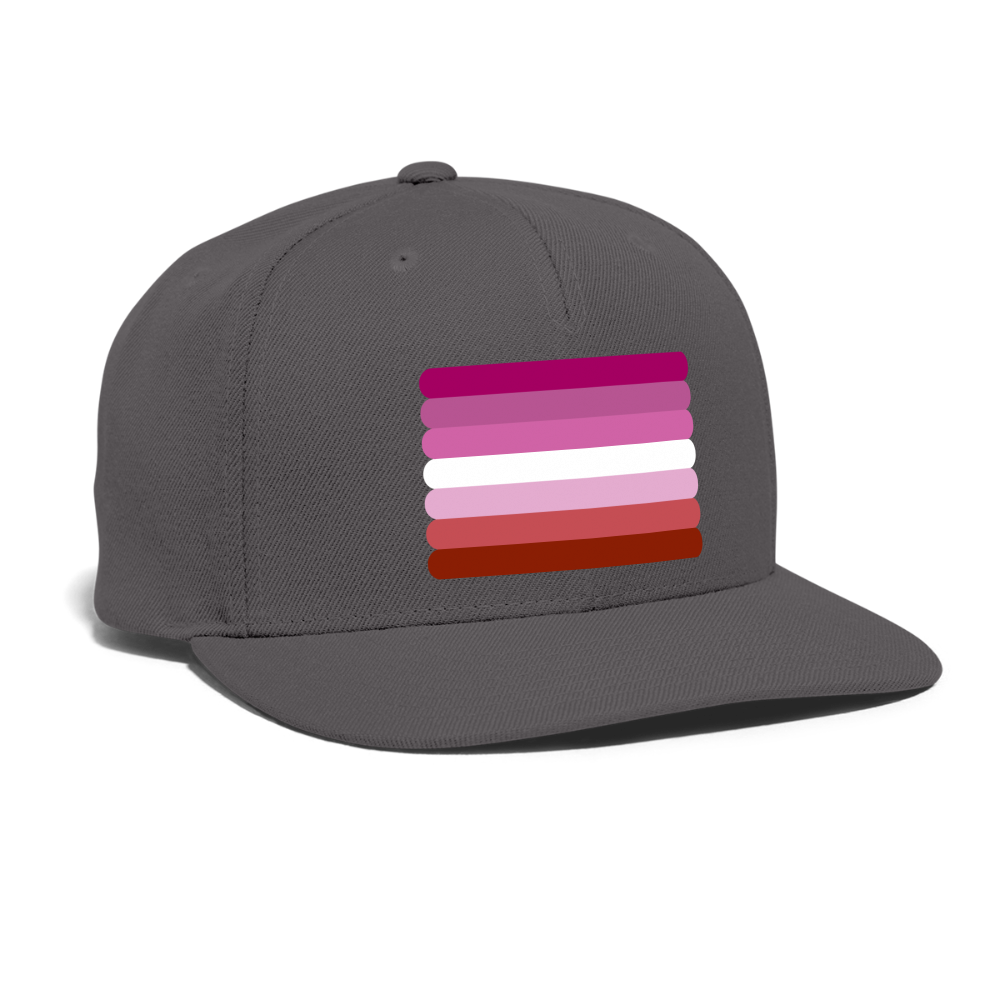 Lesbian Pink Pride Flag Rounded Snapback Baseball Cap spod-1066776488-984-1_4ad96bc3-848d-4a7e-ba11-56b3550ca2e7