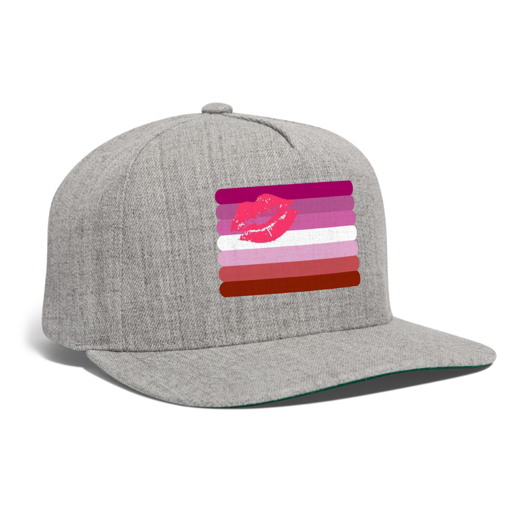 Lesbian Lipstick Pride Flag Rounded Snapback Baseball Cap spod-1066776551-231-1_f4c4a56c-a413-43e1-92c3-814804d07263