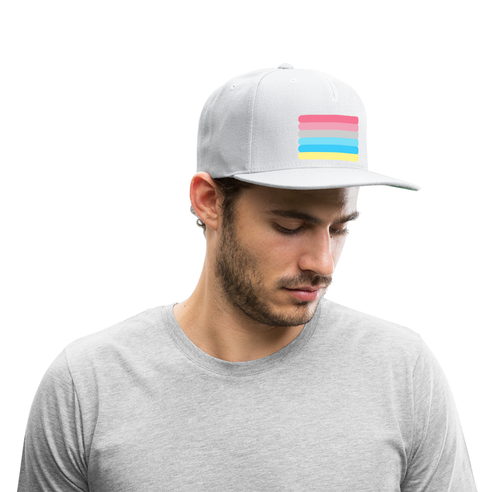 Genderflux Pride Flag Rounded Snapback Baseball Cap spod-1066776570-1-1_228332a9-9605-48ab-ab8b-ada24a00ad94