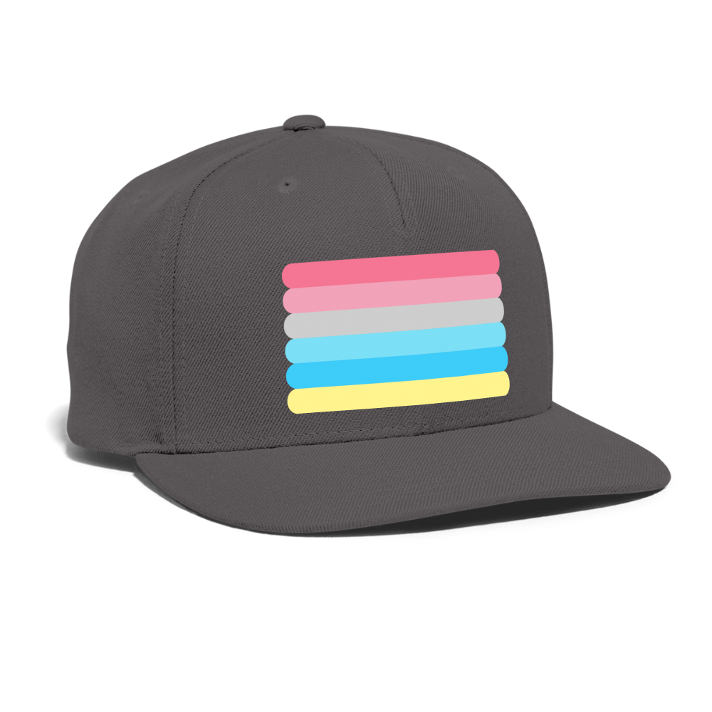 Genderflux Pride Flag Rounded Snapback Baseball Cap spod-1066776570-984-1_358f0a59-41ec-4580-a6bf-032183155cc5