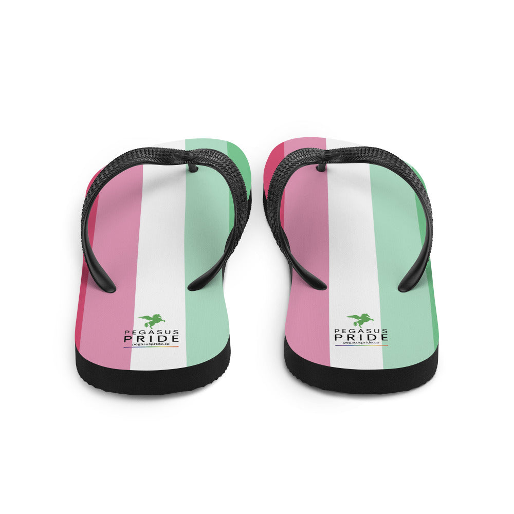 Abrosexual Pride Flag Flip-Flop Sandals sublimation-flip-flops-white-back-652ec8fe4e350