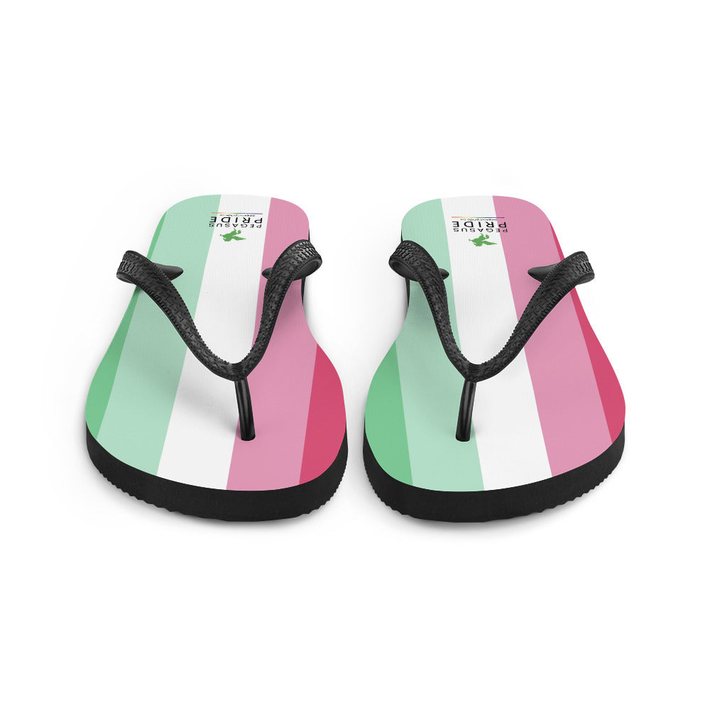 Abrosexual Pride Flag Flip-Flop Sandals sublimation-flip-flops-white-front-652ec8fe4e3e9