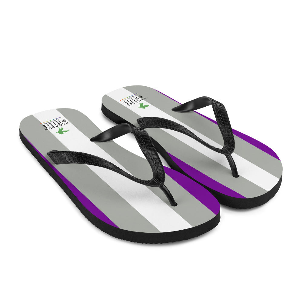 Greysexual Pride Flag Flip-Flops Sandals sublimation-flip-flops-white-front-right-652ec9d017c6d