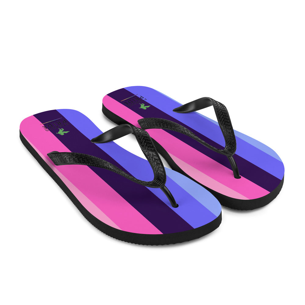 Omnisexual Pride Flag Flip-Flops Sandals sublimation-flip-flops-white-front-right-652eca062b7af