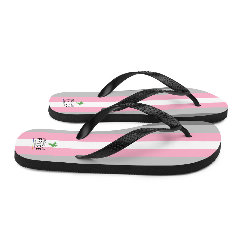 Demigirl Pride Flag Flip-Flops sublimation-flip-flops-white-right-652ec97aed833